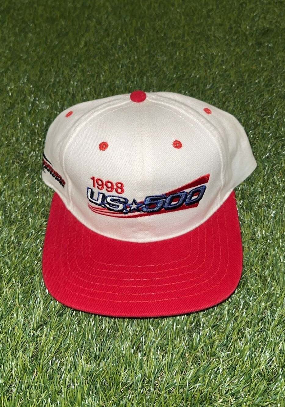 Vintage 1998 US 500 Michigan Speedway American Needle Snapback Hat